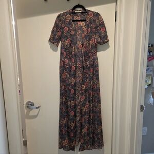 Isabel Marant Etoile Viscose Silk Blend Floral Dress *Damaged, See Photos*